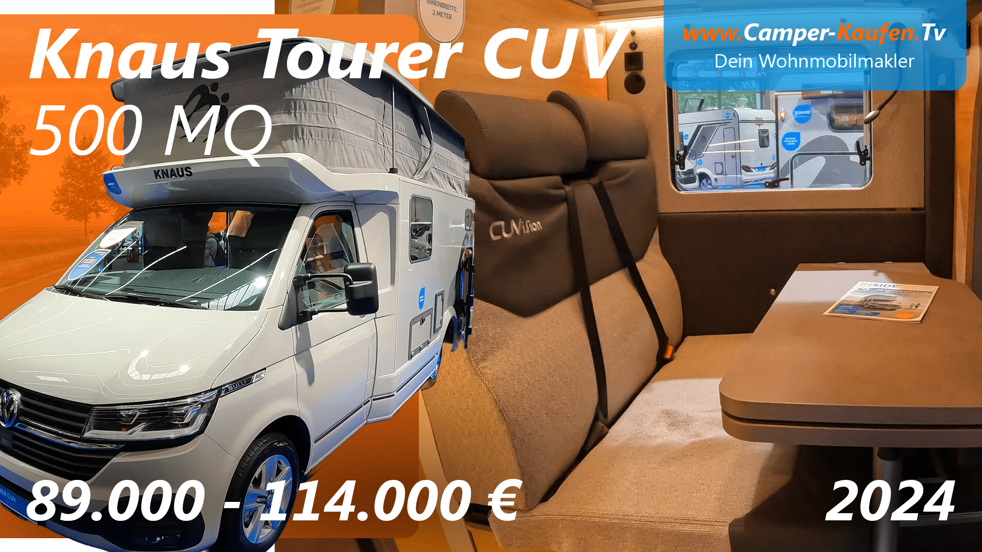 Knaus Tourer CUV 500 MQ » Camper-Kaufen.Tv - Dein Wohnmobilmakler